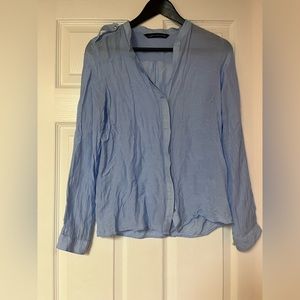 Very light blue Zara shirt - size S